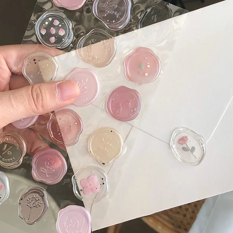 Envelope Sticker Seals, DIY Stationery