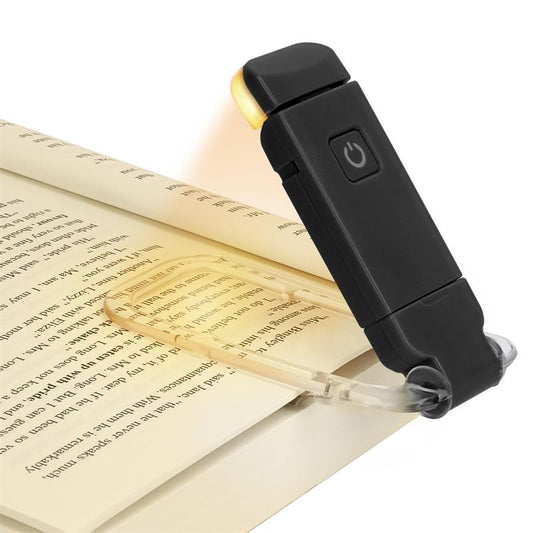 LED USB Rechargeable Book Light Reading Light Eye Protection Night Light Portable Clip Desk Light Bookmark